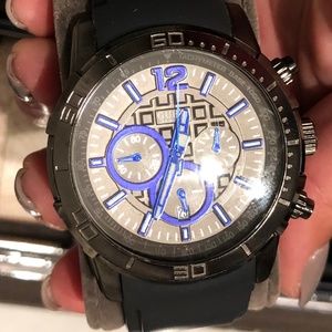 Guess Gun Metal Watch for Men